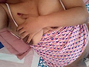 Massaging Juicy Pussy Lips Leads to Delicious Wet Squirting Orgasm