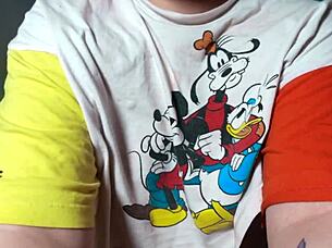 doesn't this chubby beauty look irresistible massaging her soft curves solo?