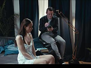 What if Alice Murkovski freezes as a bound sex doll for wet pussy licking and rough doggystyle face fucking in BDSM play?