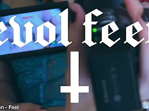 Redhead Lesbian Slave Deepthroat Femdom Bound Feet Sucking