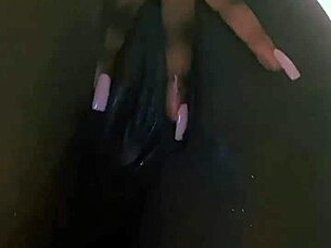 EBONY PUSSY DRIPS WETNESS