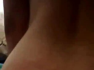 she gives the sloppiest blowjob then rides with her big natural tits bouncing wild