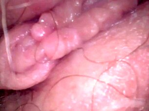MISSIONARY FUCK leads to ultra CLOSE-UPS of fresh cum covered hairy pussy in bedroom