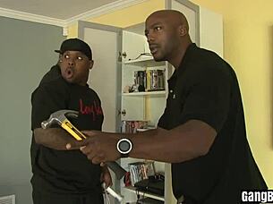 Innocent small-titted blonde teen gets interracial gangbang