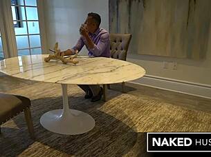 Who knew all I wanted for Christmas was this thick-ass white bitch bending over?