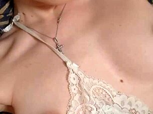 worship this sexy armpit in lingerie babe's bedroom