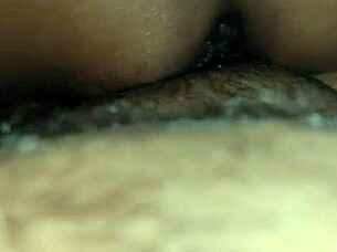 Neighbor fucks Indian wife's tight hairy pussy hard 😏💦