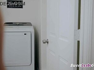 naughty roommates anna claire clouds chanel camryn eat pussy ass in laundry