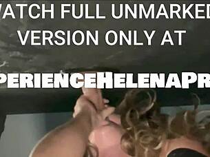 gloryhole date night with cuck hubby watching bbc deepthroat action