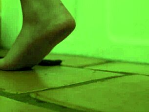 Putting chastity belt on petite young babe 😈🔒