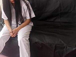 nurse begs raise trades tight ass fuck in hospital waiting room homemade pov