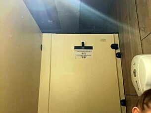 Teen BBW Fingers Fat Tits to Public Gym Cumshot