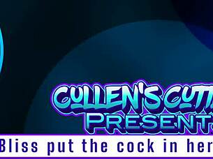 brunette teases with licks before sensual couch cumshot bliss