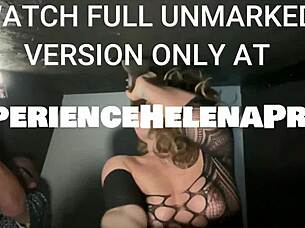 gloryhole date night with cuck hubby watching bbc deepthroat action