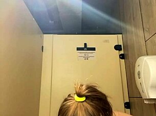 Teen BBW Fingers Fat Tits to Public Gym Cumshot