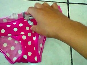 stole these sexy usa panties wonder what she'd do if she knew