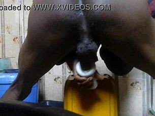 banging my huge silicone cock toy till creampie splashes everywhere