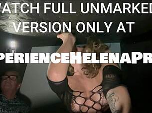 gloryhole date night with cuck hubby watching bbc deepthroat action