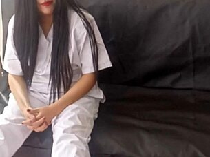 nurse begs raise trades tight ass fuck in hospital waiting room homemade pov