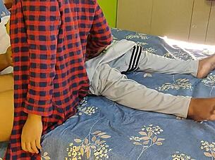 yo this gorgeous malaysian college babe rides her stepbro's big cock cowgirl with wet swollen pussy shaking ass