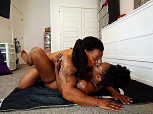 bbc bull crushes ebony lyric sky in sloppy sock challenge