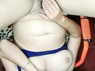 Latina babe dildo fucks big ass deep homemade orgasm squirt