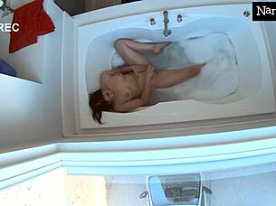 Boss, caught babysitter with toys? Borrow her tight wet pussy for creampie missionary ride!