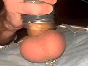 BEST BIG COCK TOY JACK-OFF! EDGING WITH MONSTER CUMSHOT COMPILATION!