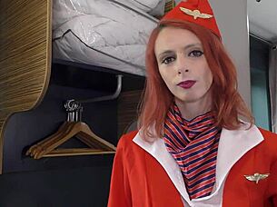 hey check this petite british air hostess trying massive bbc