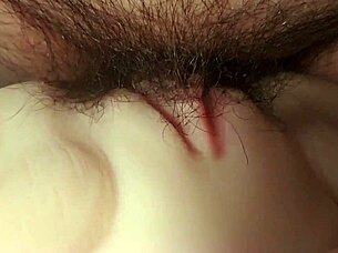 cute shaved fuck doll takes double anal penetration closeup