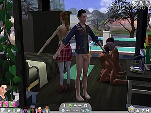 teens dive into wild group orgy fucking frenzy