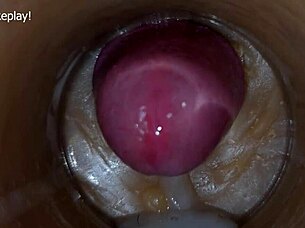 see precum squirt my pussy toy cam vagina closeup 4k