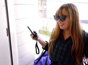 Busty Inked Blonde Gwen Milks Cock With Huge Tits