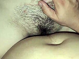 her juicy natural bush pussy feels amazing
