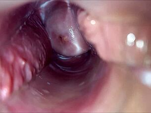 Intense Vaginal Close-Up Leads To Explosive Orgasm