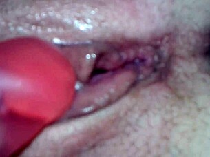 My juicy pussy throbs to vibrator orgasm cum explosion