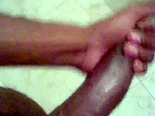 Explosive Late Night Amateur Striptease Monster Black Cock Vol 1!