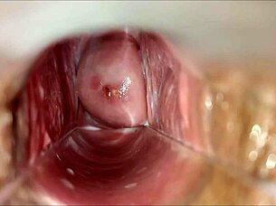 Intense Vaginal Close-Up Leads To Explosive Orgasm