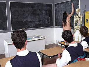 Heartfelt Classroom Teacher Student Sex Fantasy Ignites