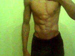 Explosive Late Night Amateur Striptease Monster Black Cock Vol 1!