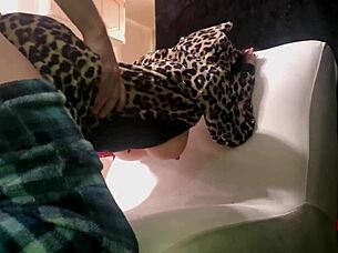 guy sneaks sex doll fuck while kitchen breakfast prep goes on 4k uhd