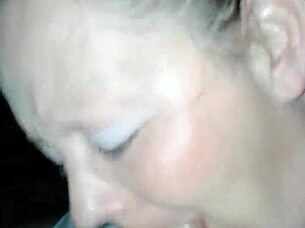 homemade wife delivers sloppy blowjob and swallows cumshot