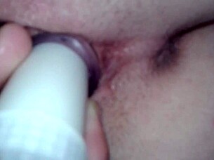 My juicy pussy throbs to vibrator orgasm cum explosion