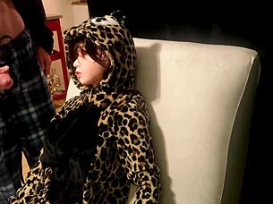 guy sneaks sex doll fuck while kitchen breakfast prep goes on 4k uhd