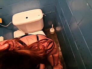 Fucked Bareback In Party Bathroom While Recorded!