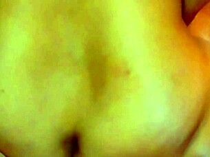 Close-up voyeur assfucking with big natural tits and monster cock