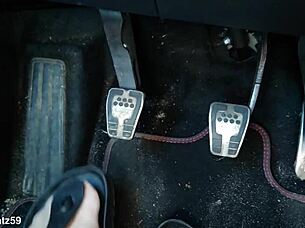 pumping hard in her birkenstocks fetish?