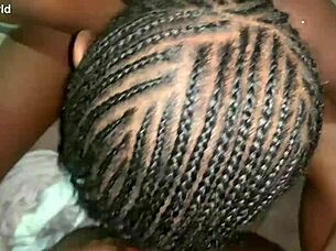 Skinny Roommate Sucks Big Black Cock Hard!