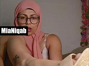mia niqab rides toys licks balls in wild compilation