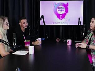 marina karam bruna sheer red lingerie cast